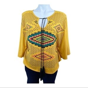 🌻Boho SOUTHWESTERN Butterfly Sleeve Top Blouse